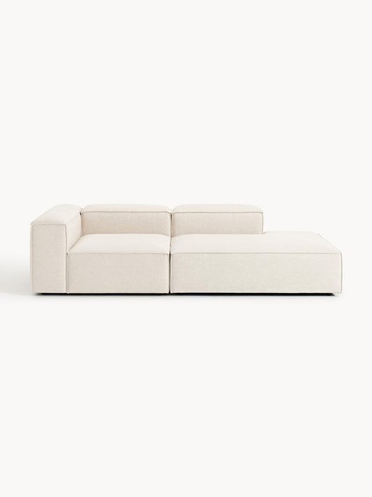 Lenmoor Modular Linen Blend Ottoman