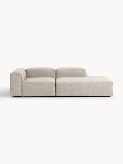 Lenmoor Modular Linen Blend Ottoman