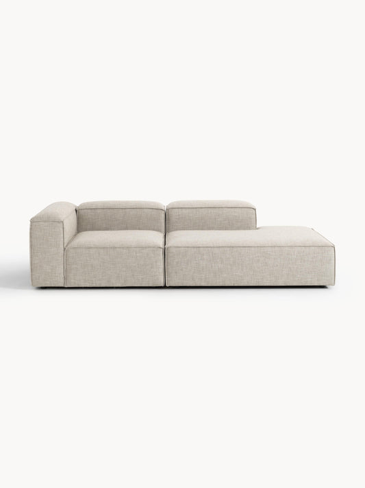 Lenmoor Modular Linen Blend Ottoman