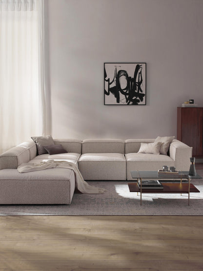 Lenmoor Modular XL Bouclé Corner Sofa (4-Seater)