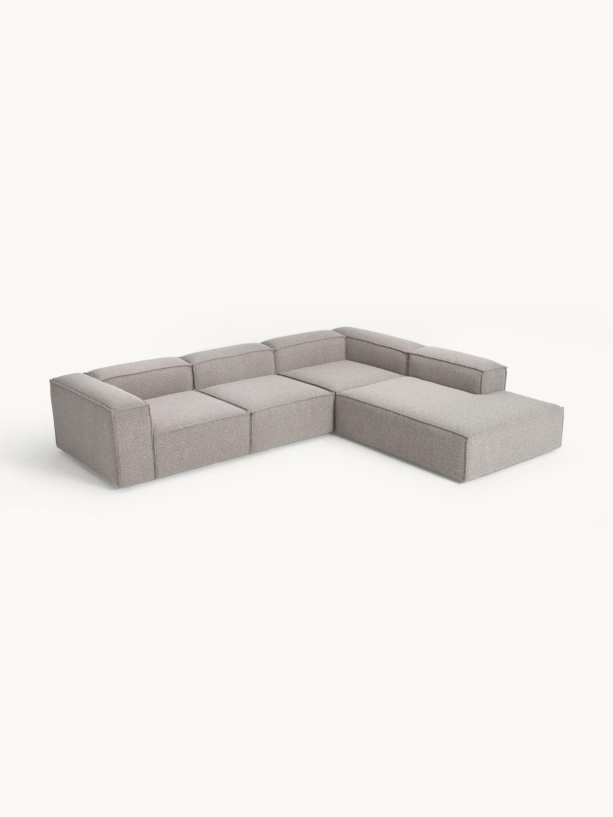 Lenmoor Modular XL Bouclé Corner Sofa (4-Seater)