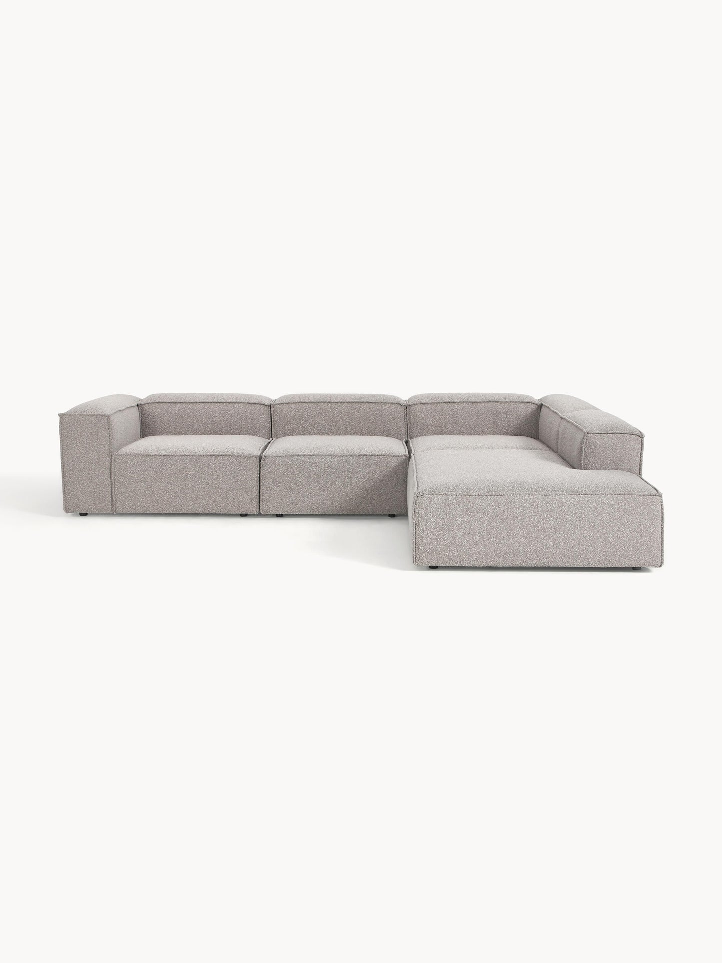 Lenmoor Modular XL Bouclé Corner Sofa (4-Seater)