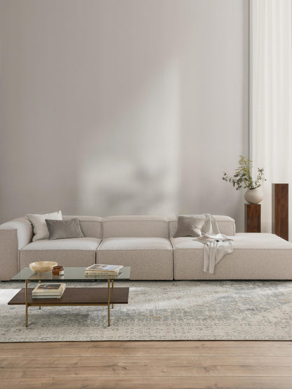 Lenmoor Modular XL Bouclé Ottoman