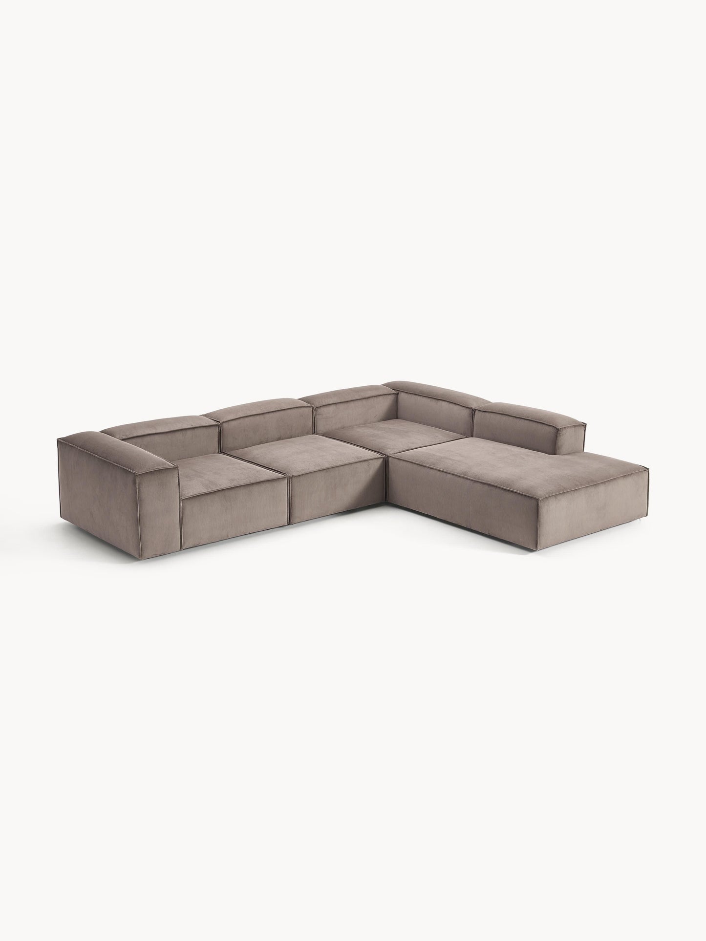 Lenmoor Modular XL Corner Sofa (4-Seater) in Corduroy