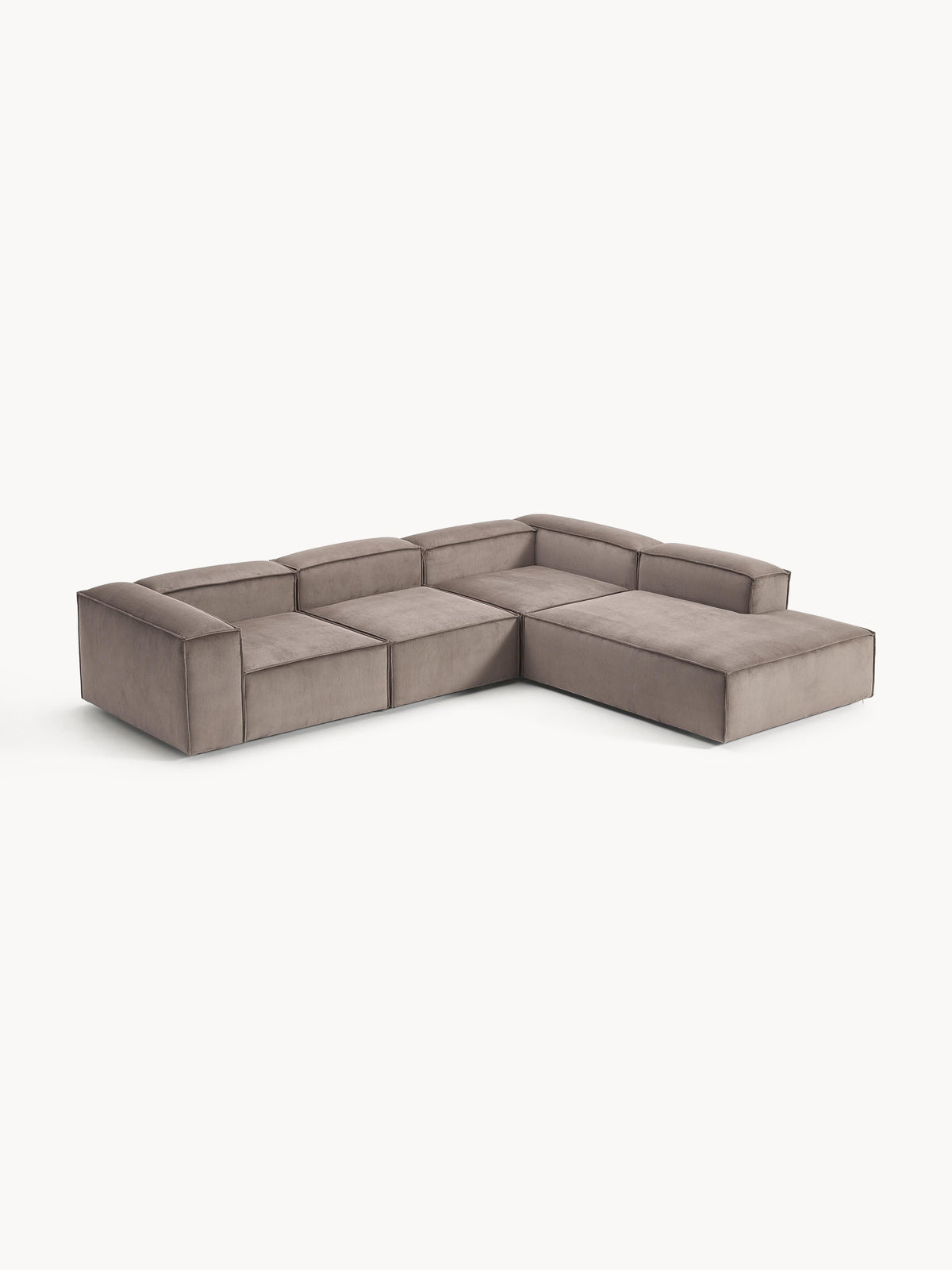 Lenmoor Modular XL Corner Sofa (4-Seater) in Corduroy