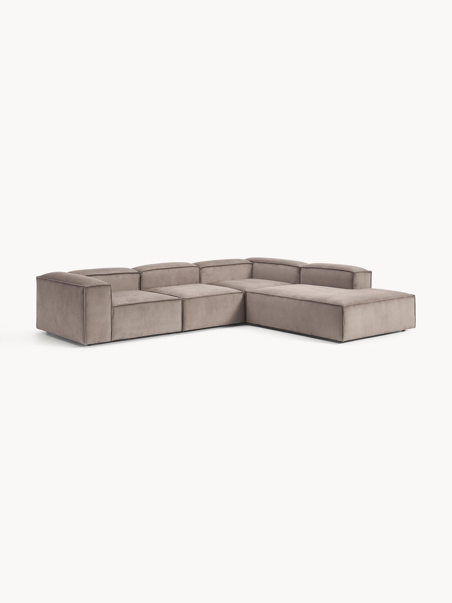 Lenmoor Modular XL Corner Sofa (4-Seater) in Corduroy