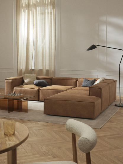 Lenmoor Ottoman Module in Leather