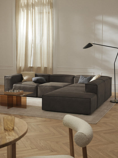 Lenmoor Ottoman Module in Leather