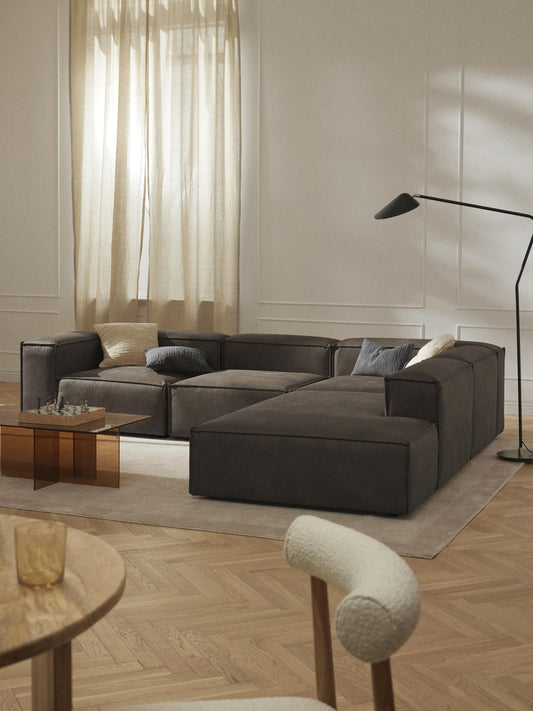 Lenmoor Ottoman Module in Leather