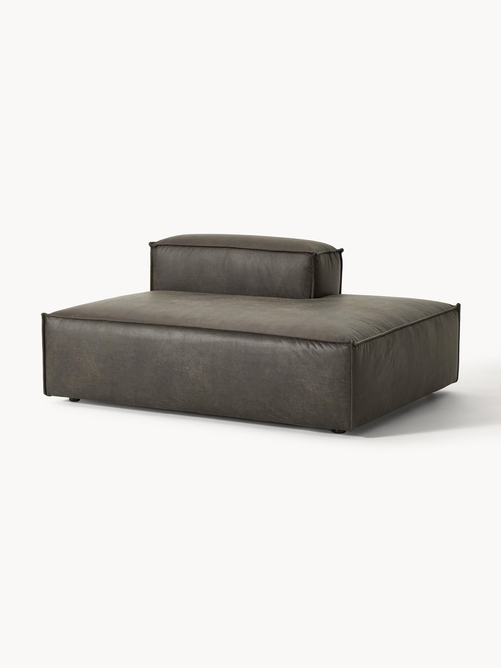 Lenmoor Ottoman Module in Leather