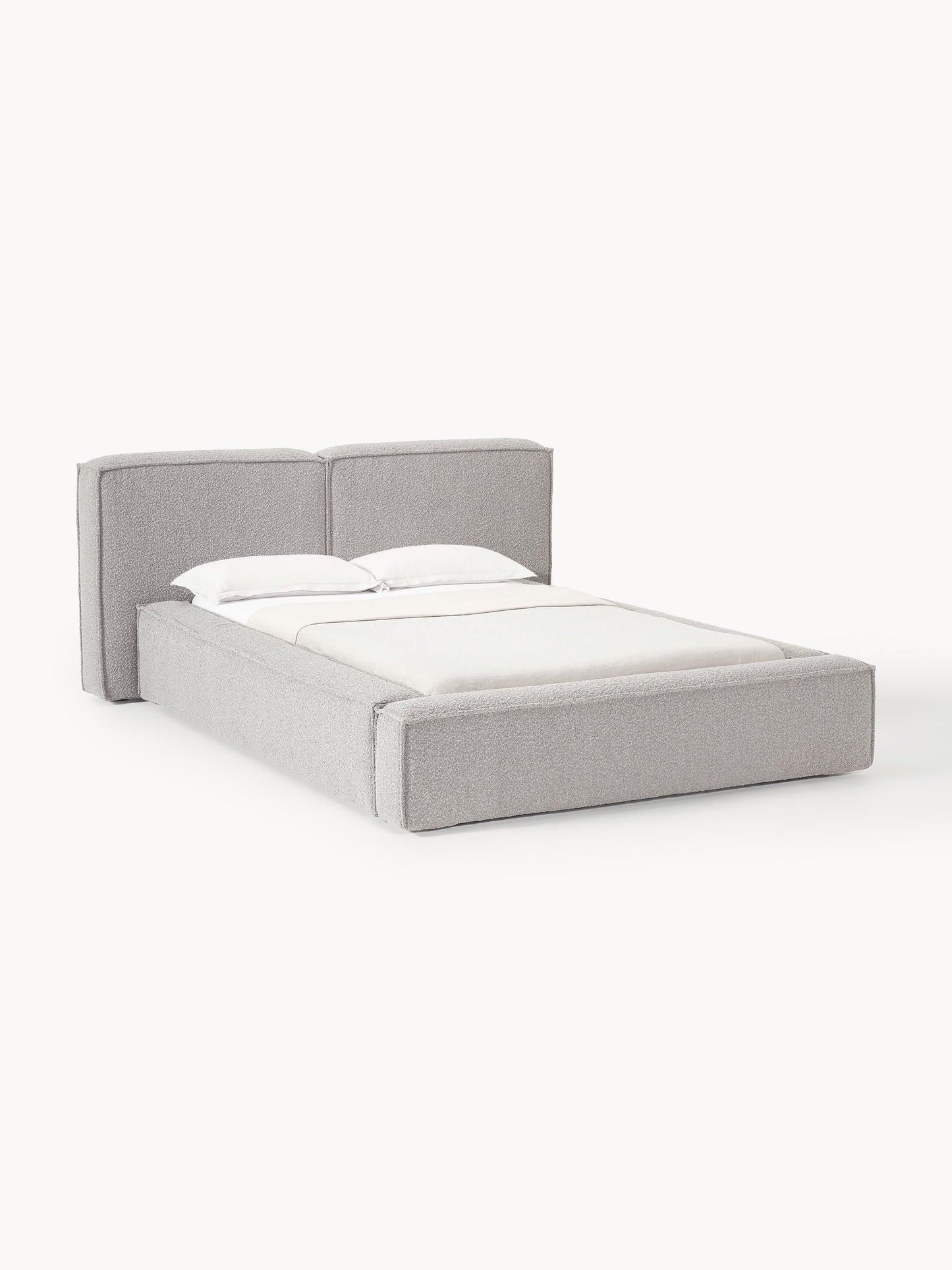 Lenmoor Upholstered Bed in Bouclé