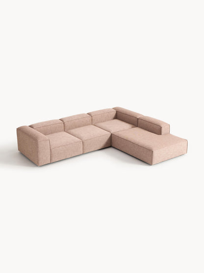 Lenmoor XL Modular Corner Sofa (4-Seater) in Linen Blend