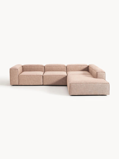 Lenmoor XL Modular Corner Sofa (4-Seater) in Linen Blend