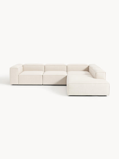 Lenmoor XL Modular Corner Sofa (4-Seater) in Linen Blend