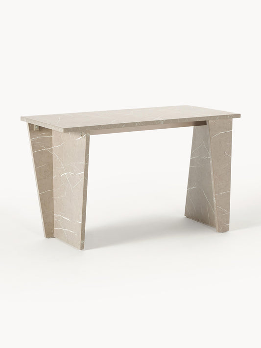 Liandro Desk in Travertine Look
