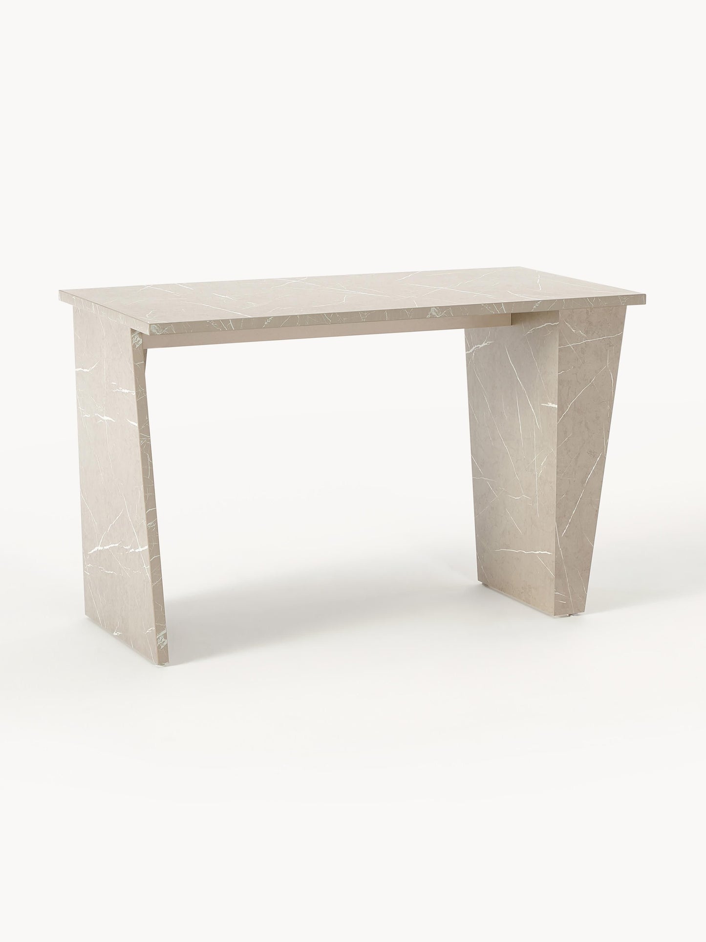 Liandro Desk in Travertine Look