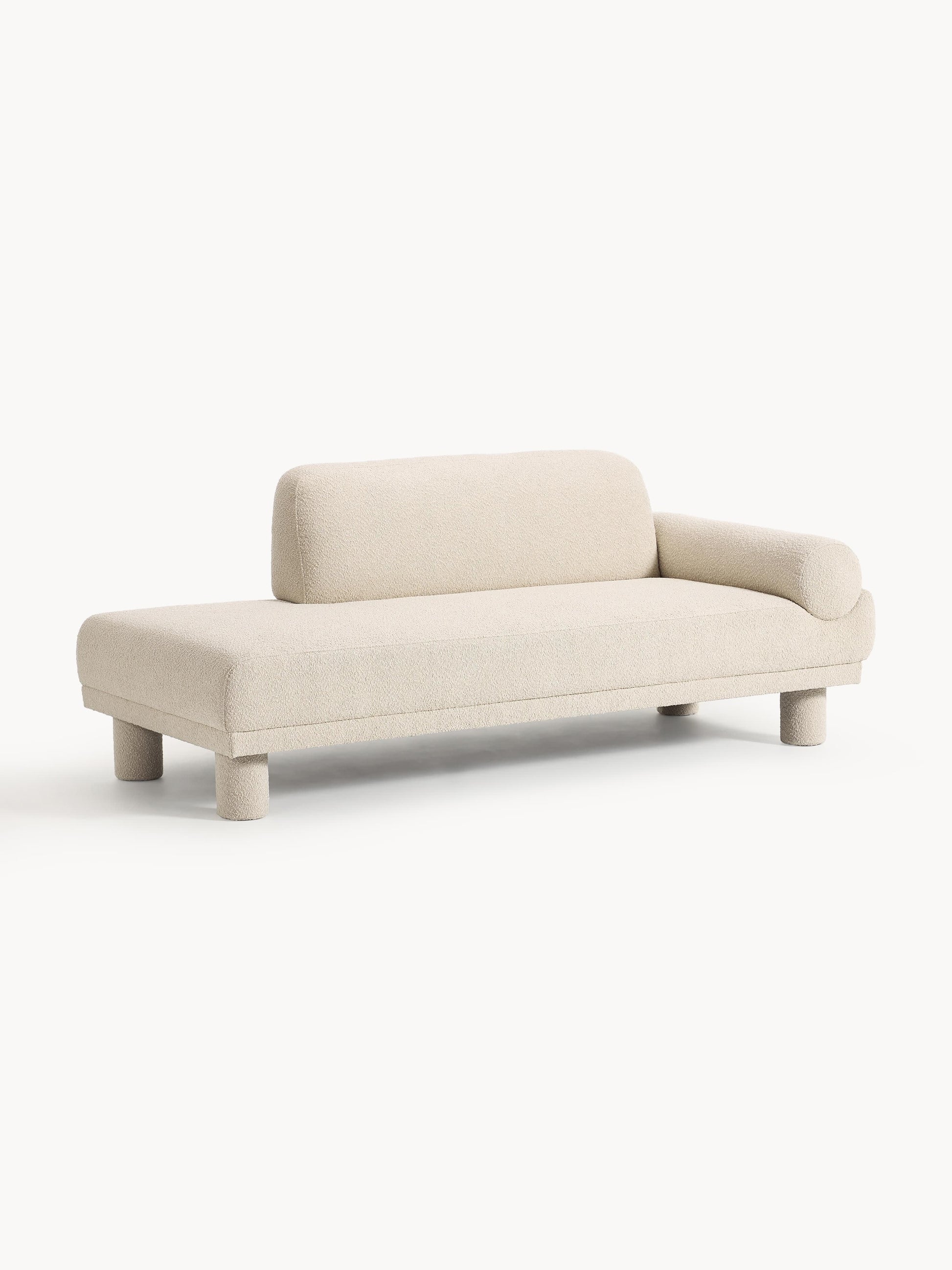 Lilenta Bouclé Ottoman