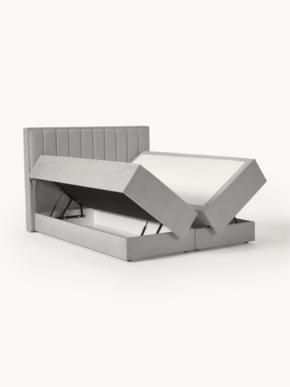 Livonta Box Spring Bed with Storage