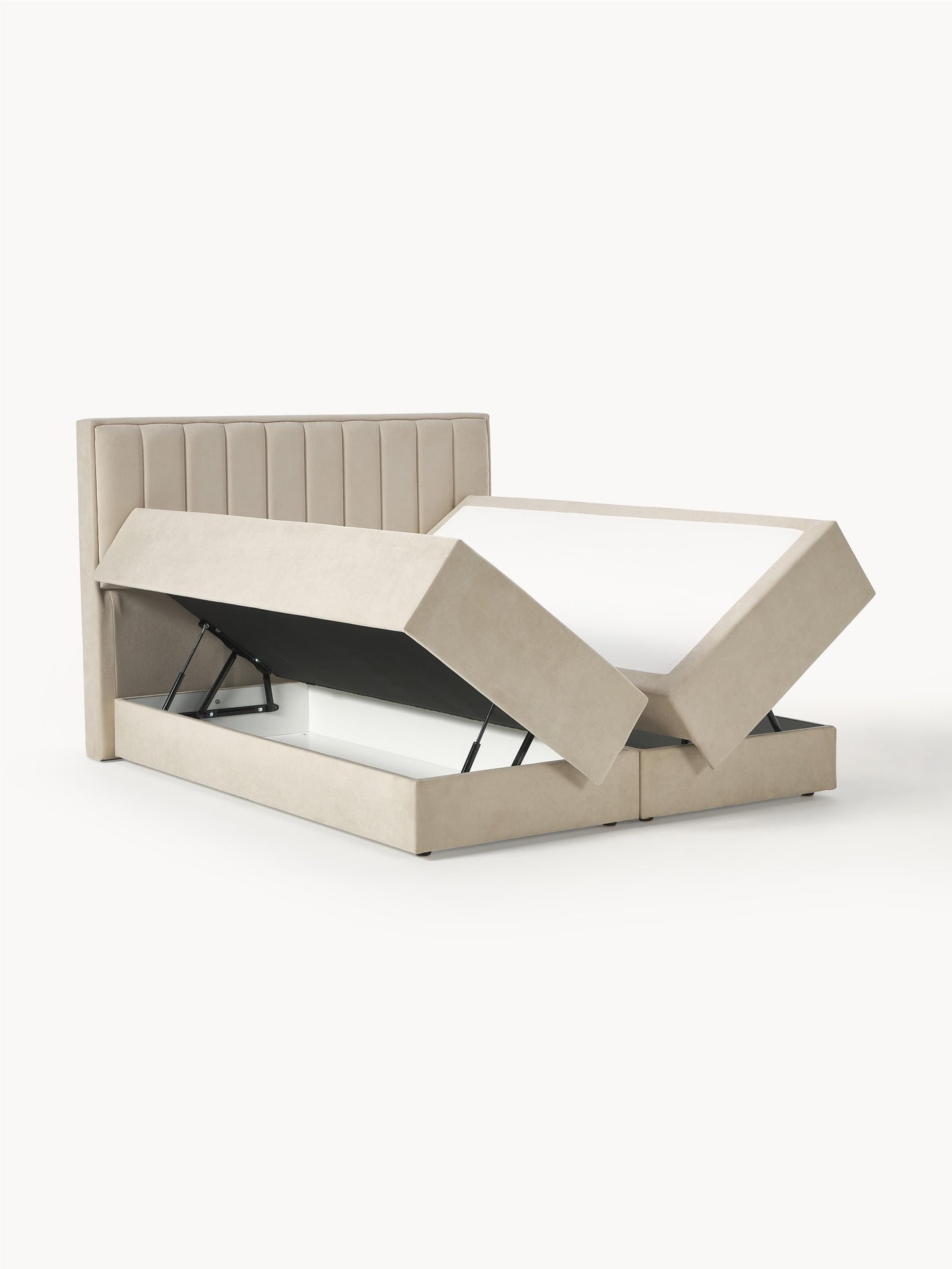 Livonta Box Spring Bed with Storage