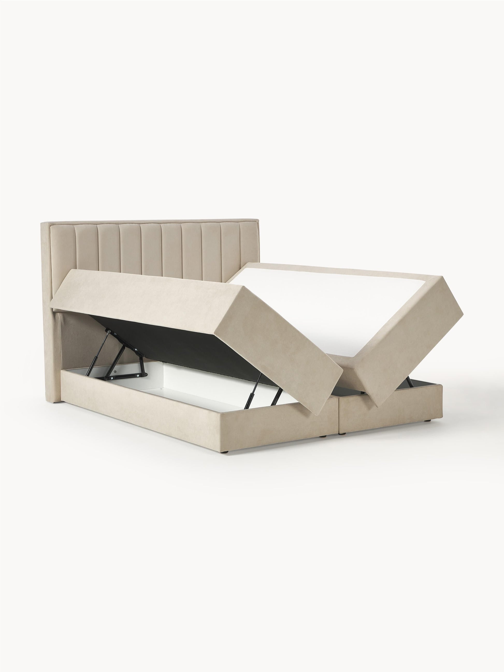 Livonta Box Spring Bed with Storage