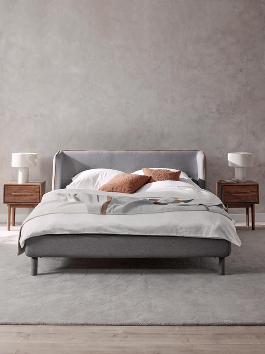 Lumelda Upholstered Bed with Headboard