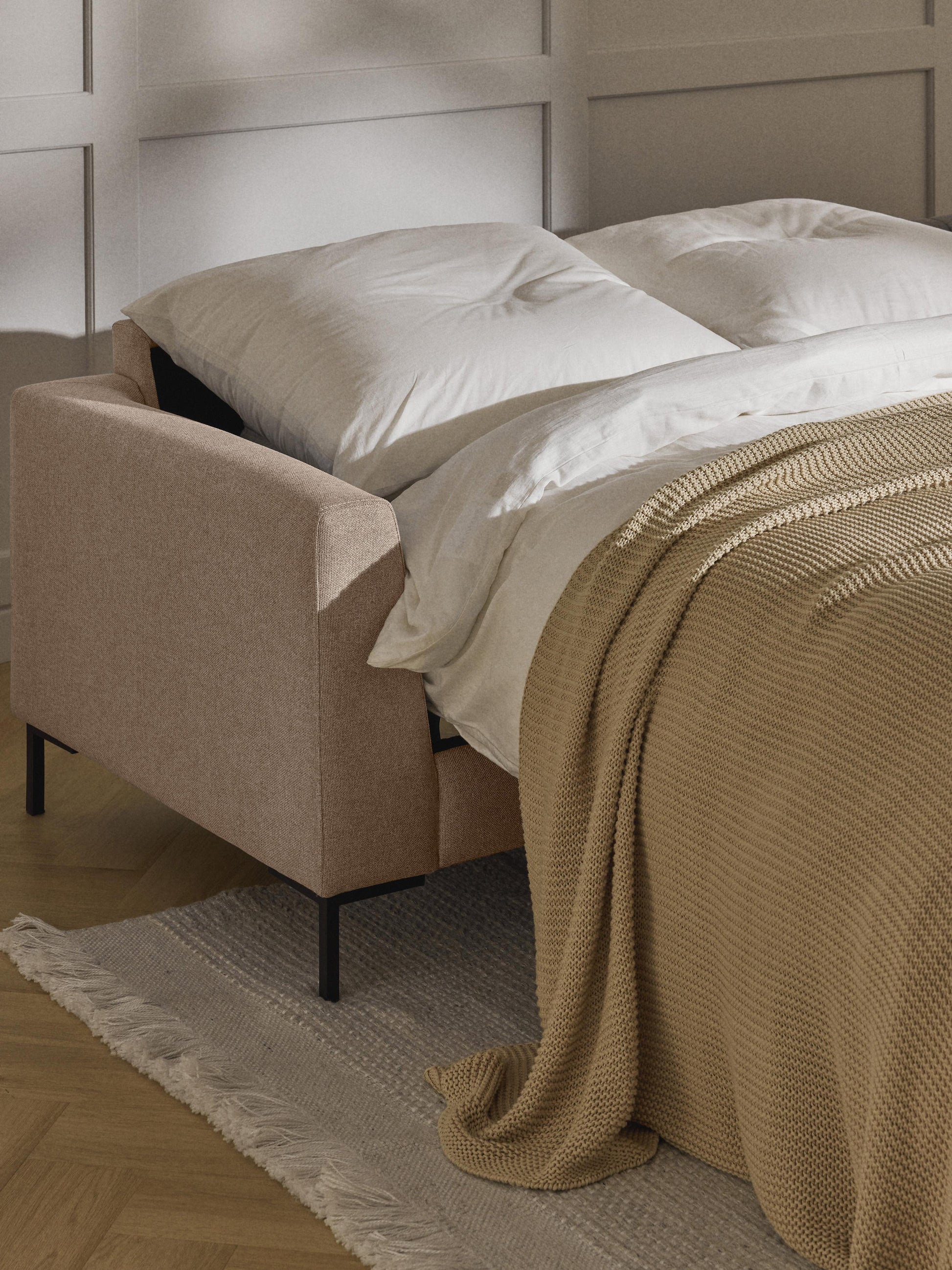 Lunessia Sofa Bed with Mattress, 3-Seater