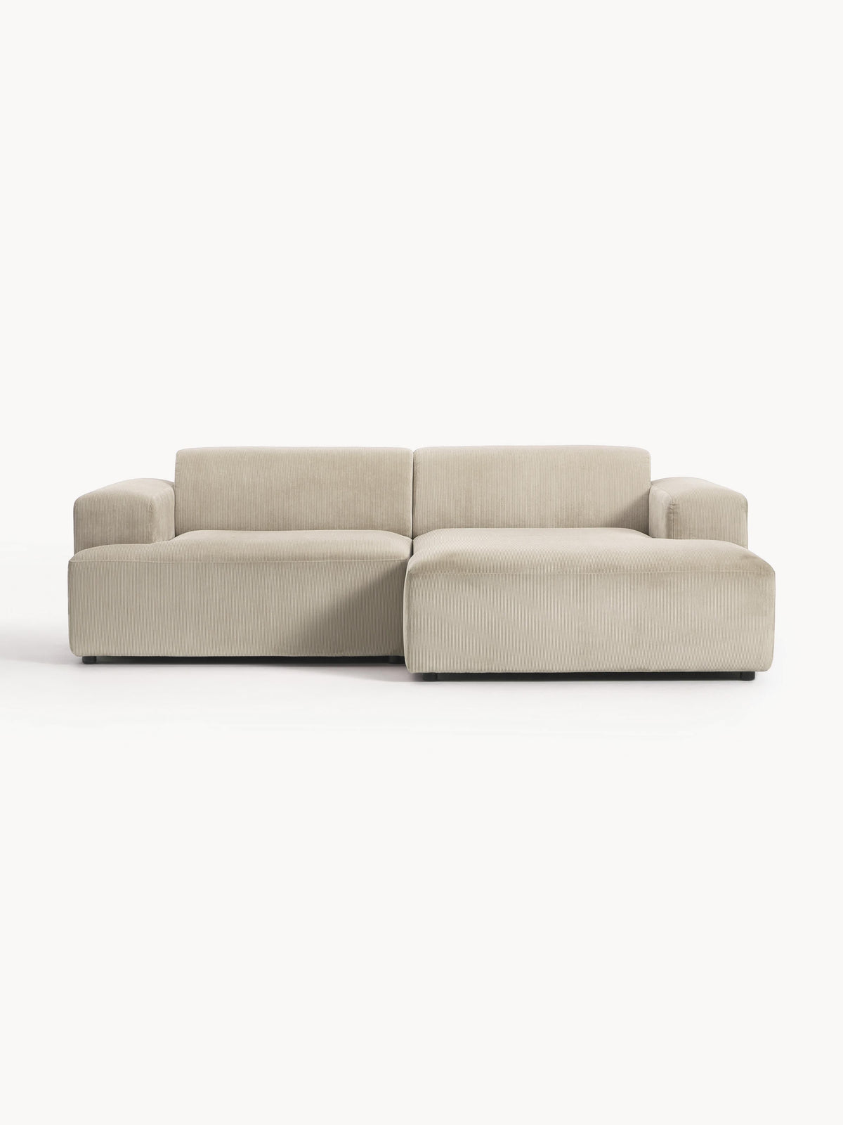 Melvara Corduroy Corner Sofa (3-Seater)