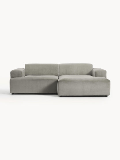 Melvara Corduroy Corner Sofa (3-Seater)