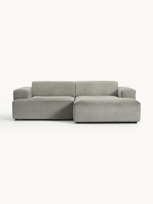Melvara Corduroy Corner Sofa (3-Seater)