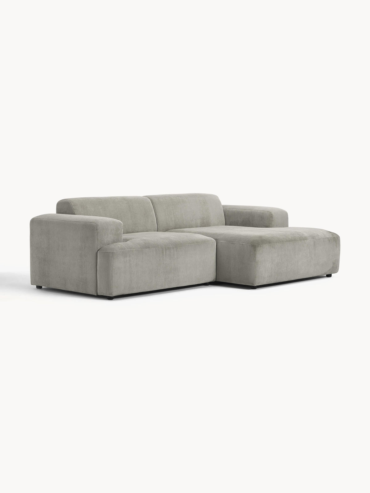 Melvara Corduroy Corner Sofa (3-Seater)