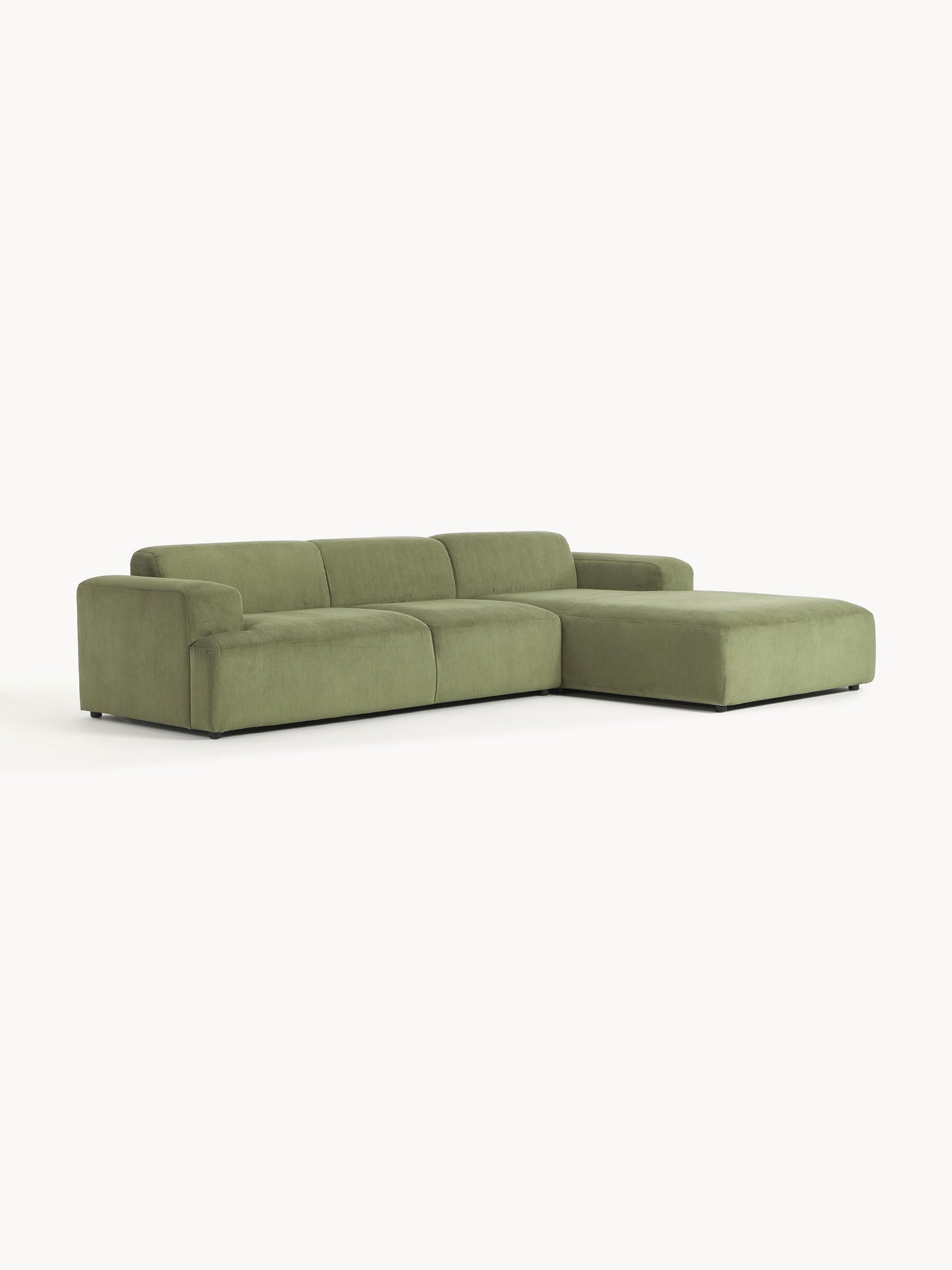 Melvara Corduroy Corner Sofa (4-Seater)