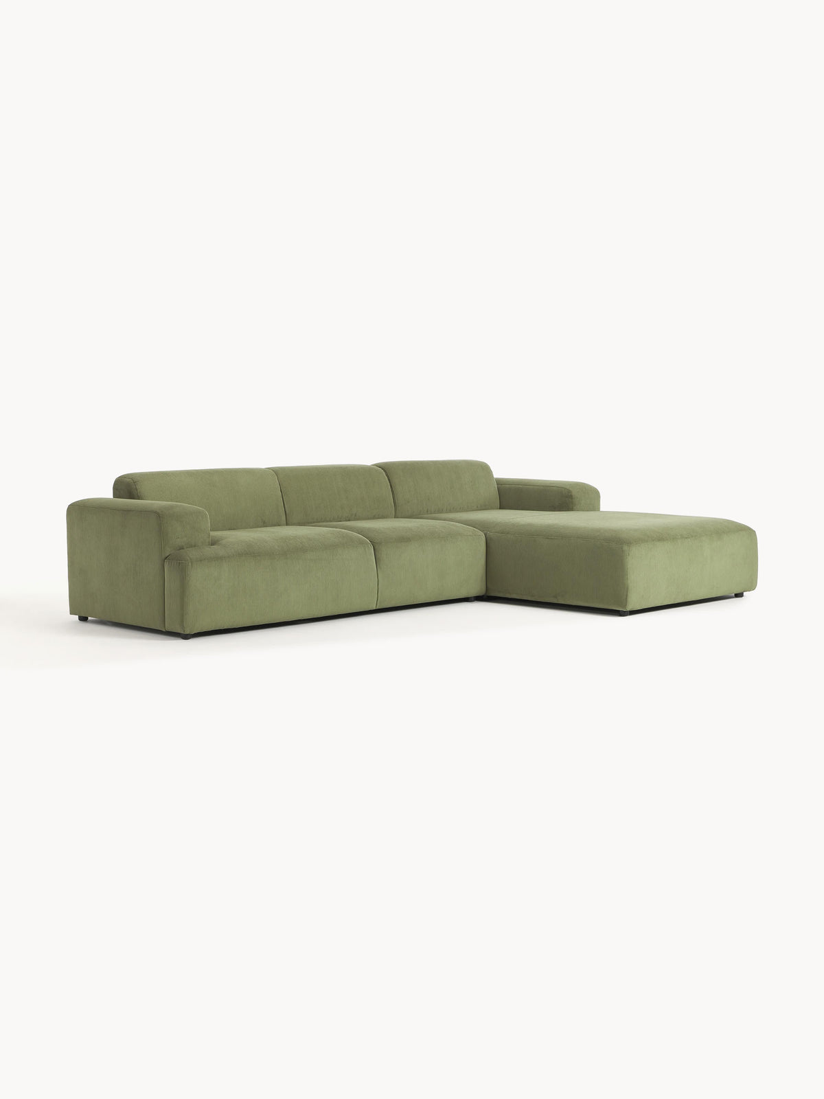 Melvara Corduroy Corner Sofa (4-Seater)