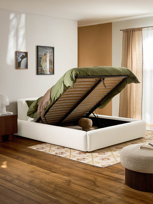 Melvara Upholstered Bed with Storage
