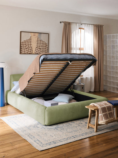 Melvara Upholstered Bed with Storage