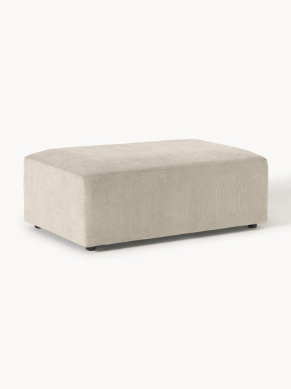 Melvara XL Corduroy Ottoman, W 116 x D 72 cm