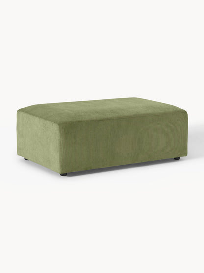 Melvara XL Corduroy Ottoman, W 116 x D 72 cm