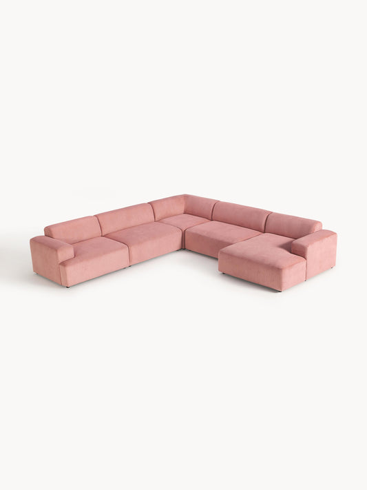 Melvara XL Corner Sofa in Corduroy