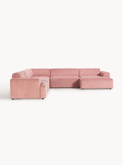 Melvara XL Corner Sofa in Corduroy