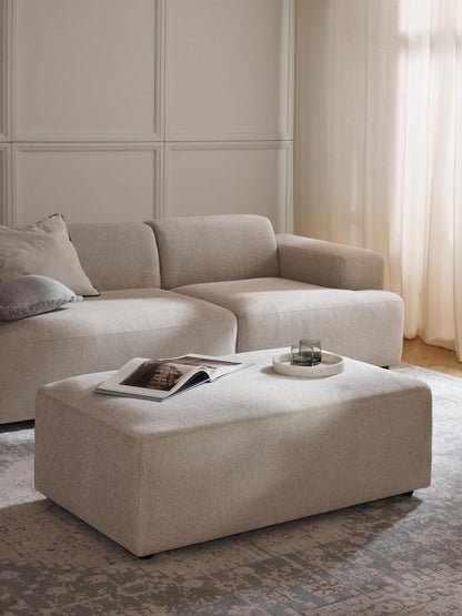 Melvara XL Ottoman, W 116 x D 72 cm