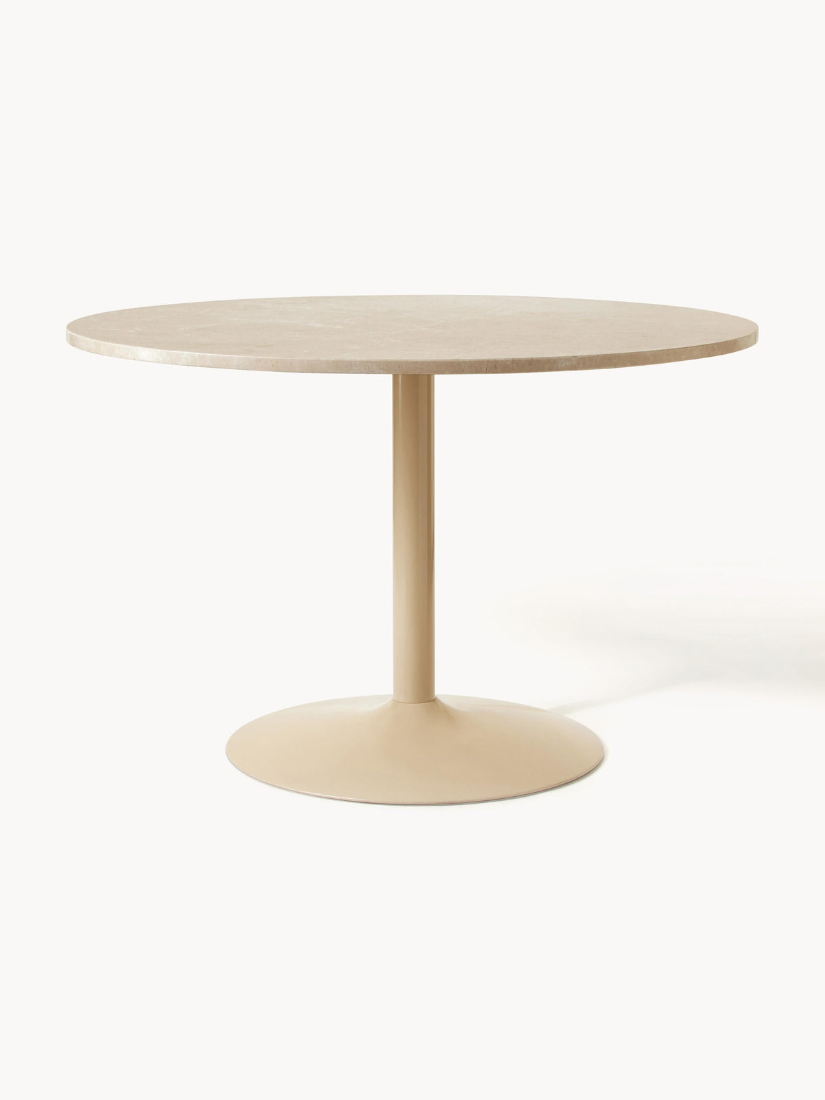 Milvora Oval Marble Dining Table, 120 x 90 cm