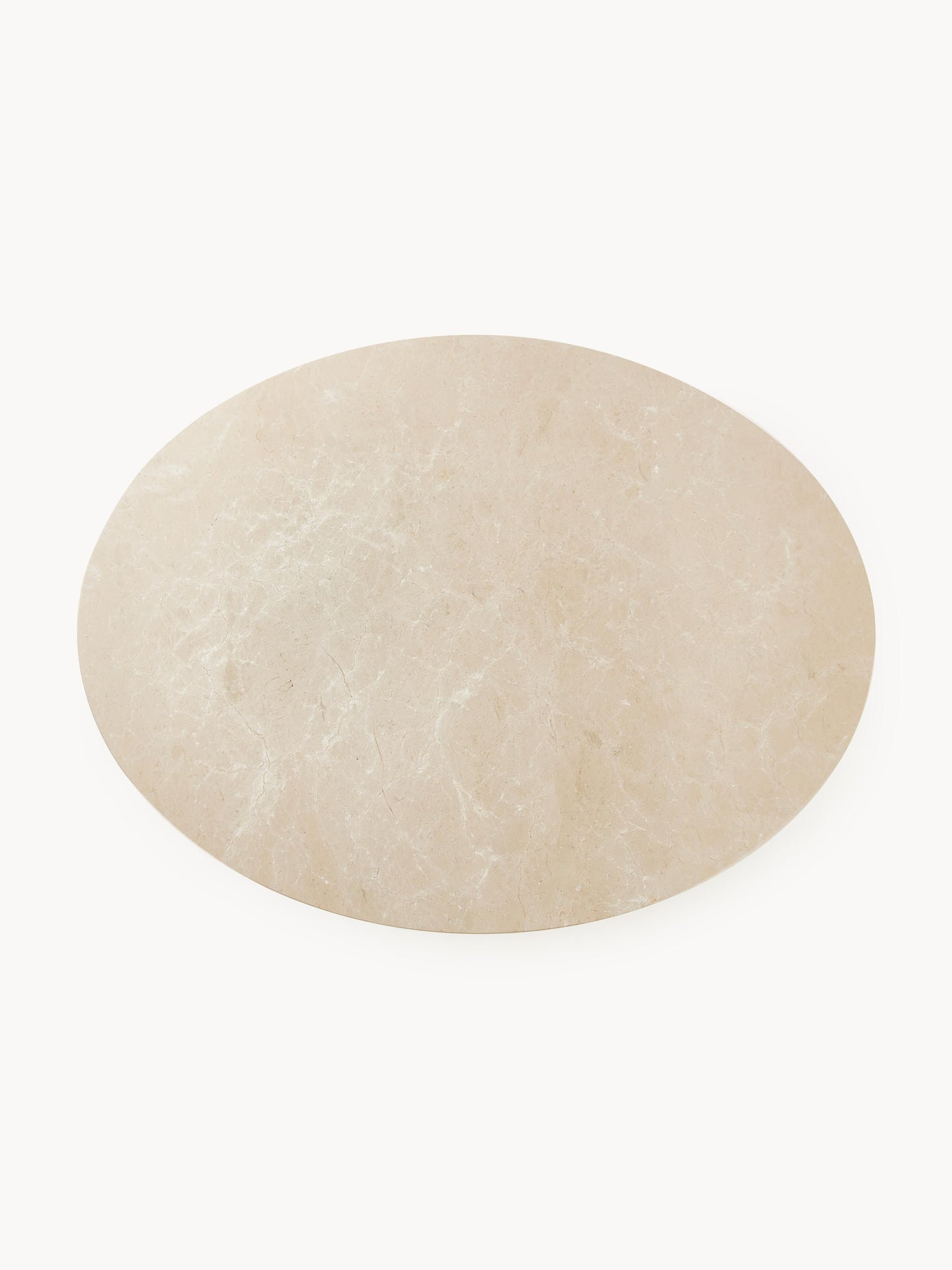 Milvora Oval Marble Dining Table, 120 x 90 cm