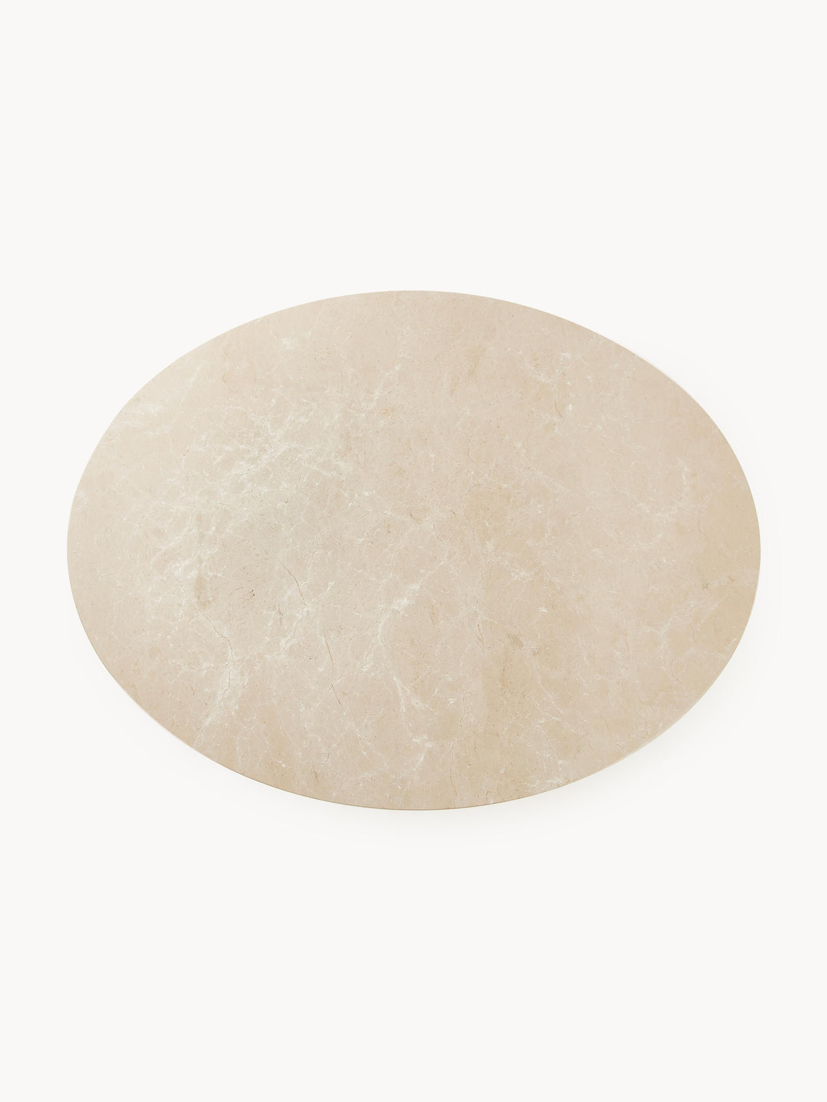Milvora Oval Marble Dining Table, 120 x 90 cm