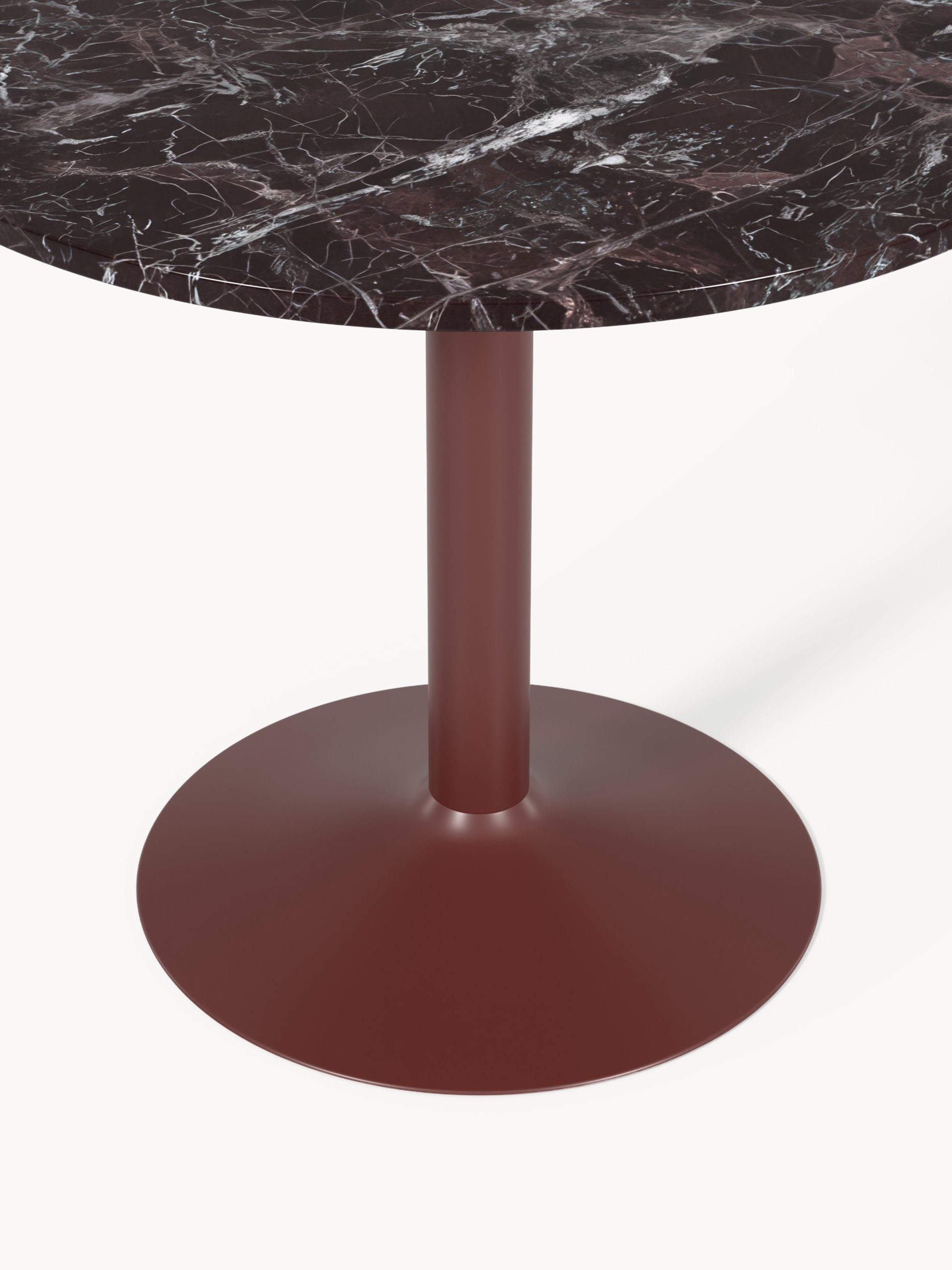 Milvora Round Marble Dining Table, Ø 90 cm