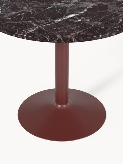 Milvora Round Marble Dining Table, Ø 90 cm