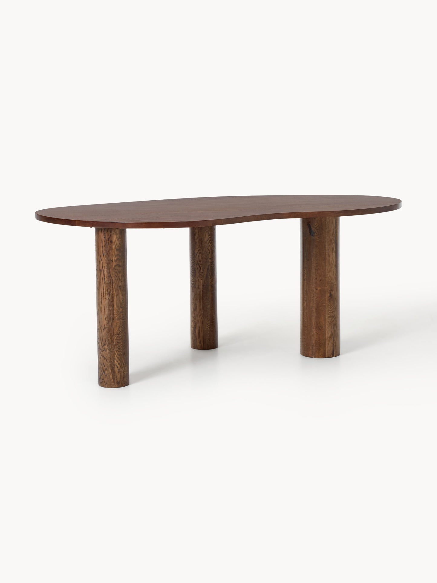 Narvento Dining Table in Oak with Organic Shape, in Various Sizes