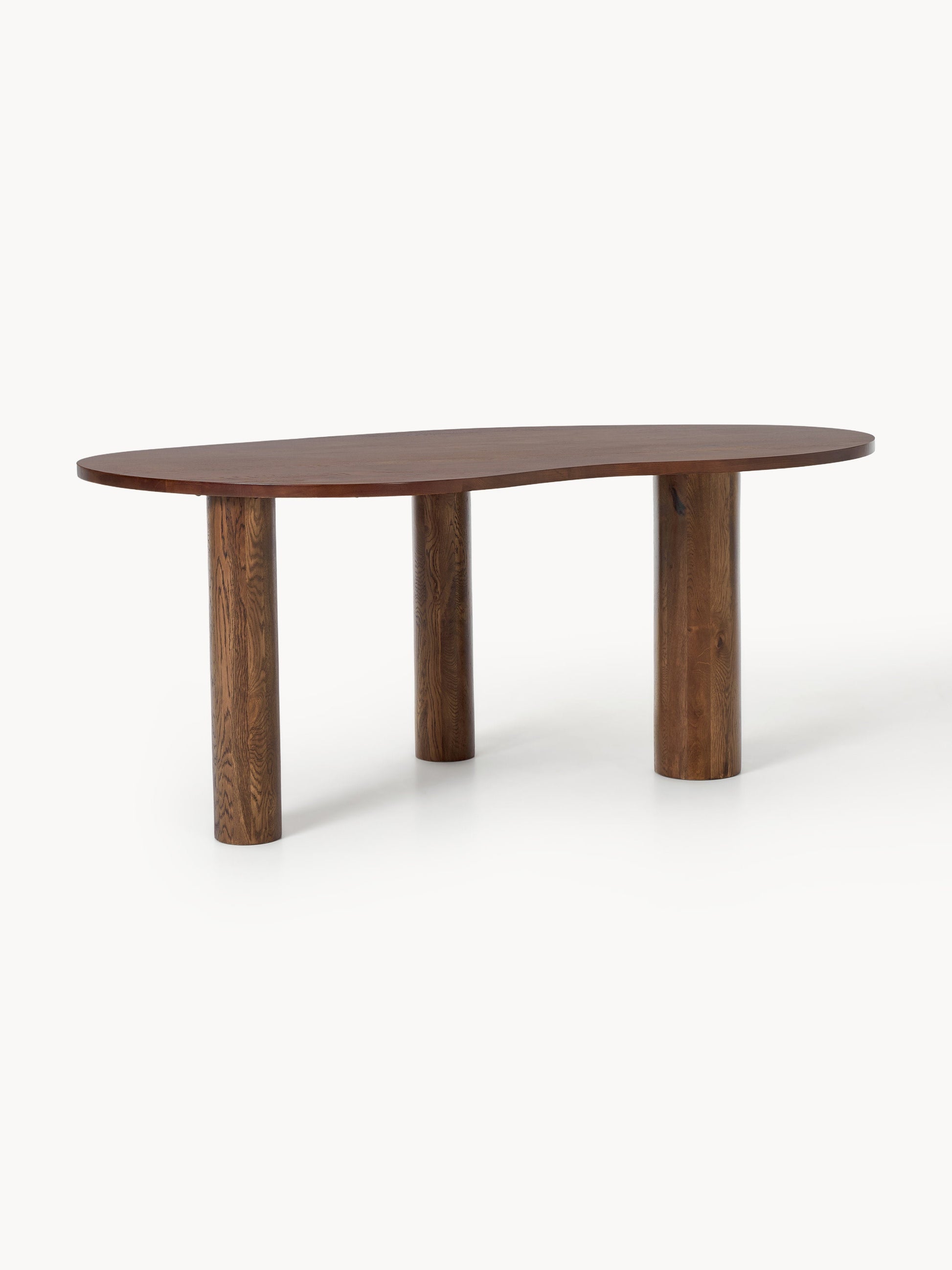 Narvento Dining Table in Oak with Organic Shape, in Various Sizes