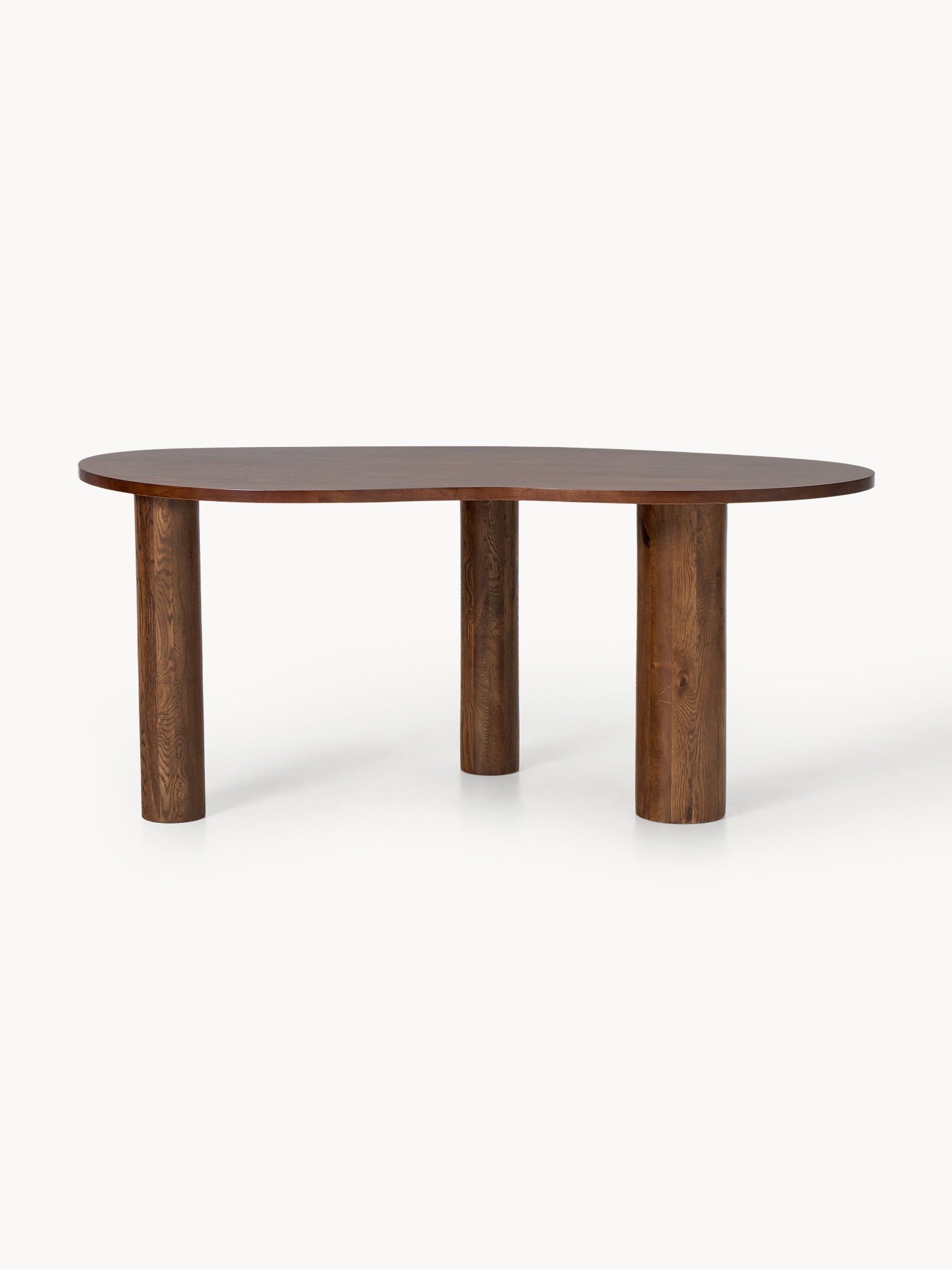 Narvento Dining Table in Oak with Organic Shape, in Various Sizes