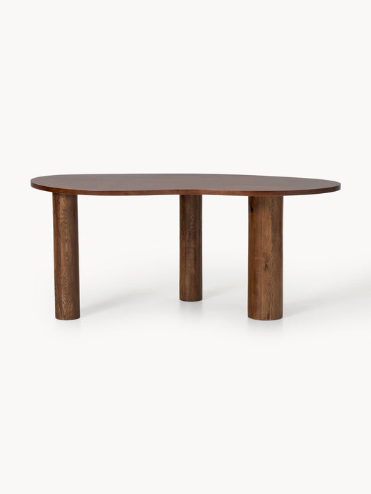 Narvento Dining Table in Oak with Organic Shape, in Various Sizes