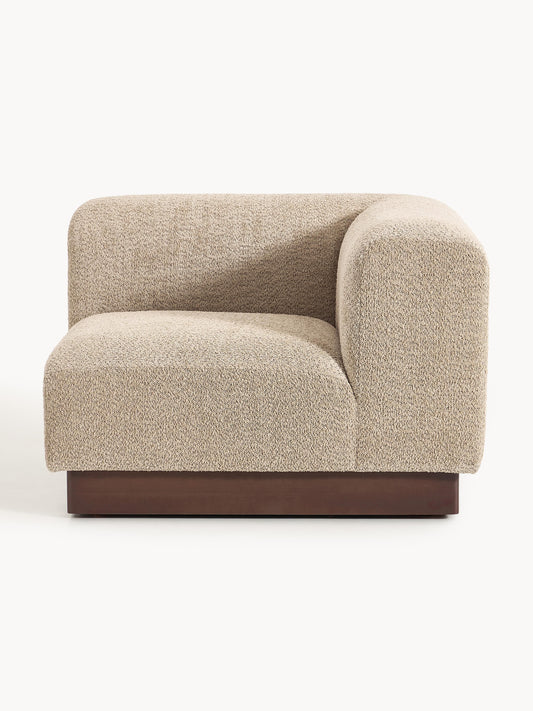 Natessia Teddy Bouclé Corner Module