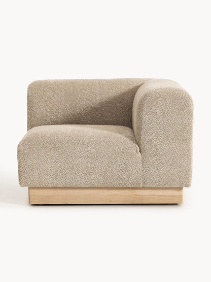 Natessia Teddy Bouclé Corner Module